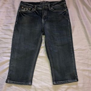 Sexy couture jeans knee high